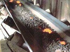 青島輸送帶廠家耐高溫配方，定制加工耐高溫輸送帶100-800℃